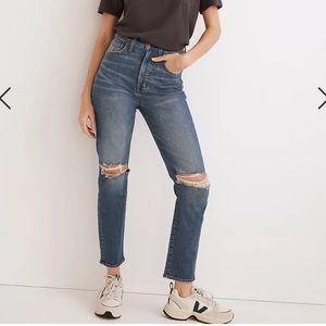 NWT Madewell Size 26 TALL The Perfect Vintage Crop Jean in Gooding Wash